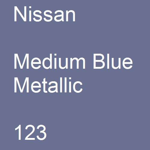 Nissan, Medium Blue Metallic, 123.